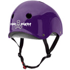 Triple 8 The CERTIFIED Sweatsaver Purple Glossy - Helmet Back