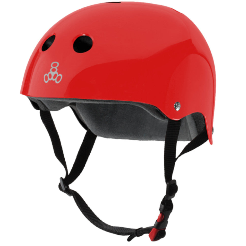 Triple 8 The CERTIFIED Sweatsaver Red - Helmet