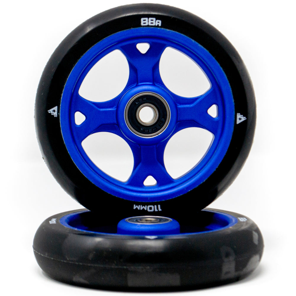 Trynyty Gothic 110mm Freestyle Scooter Wheels Blue