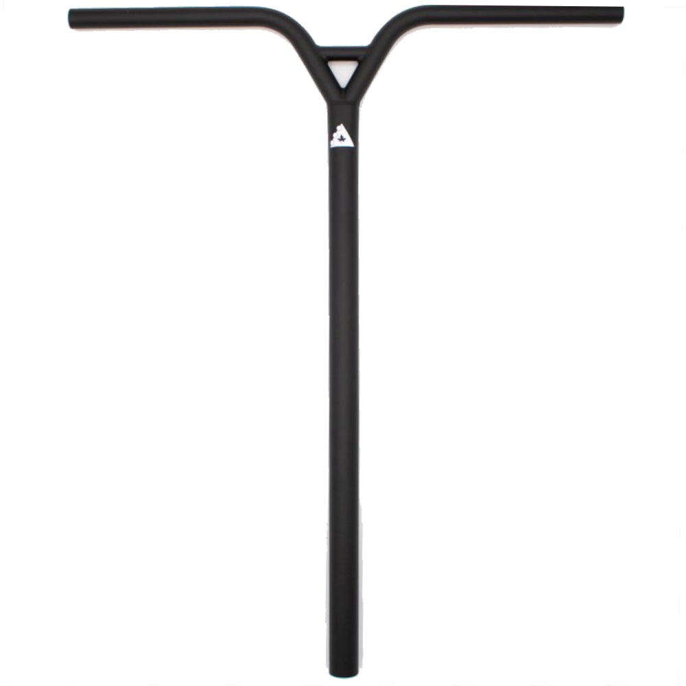 Trynyty Why Chromoly - Scooter Bars Black Front White Logo