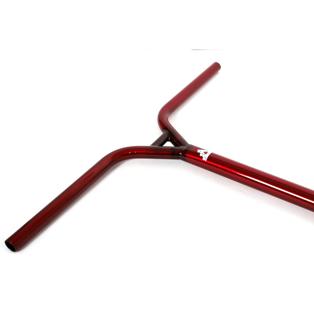 Trynyty Why Chromoly Freestyle Scooter Bars Trans Red Close Up