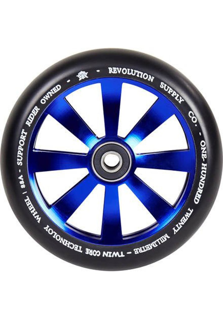Revolution Twin Core 110mm, Scooter Wheel, Blue