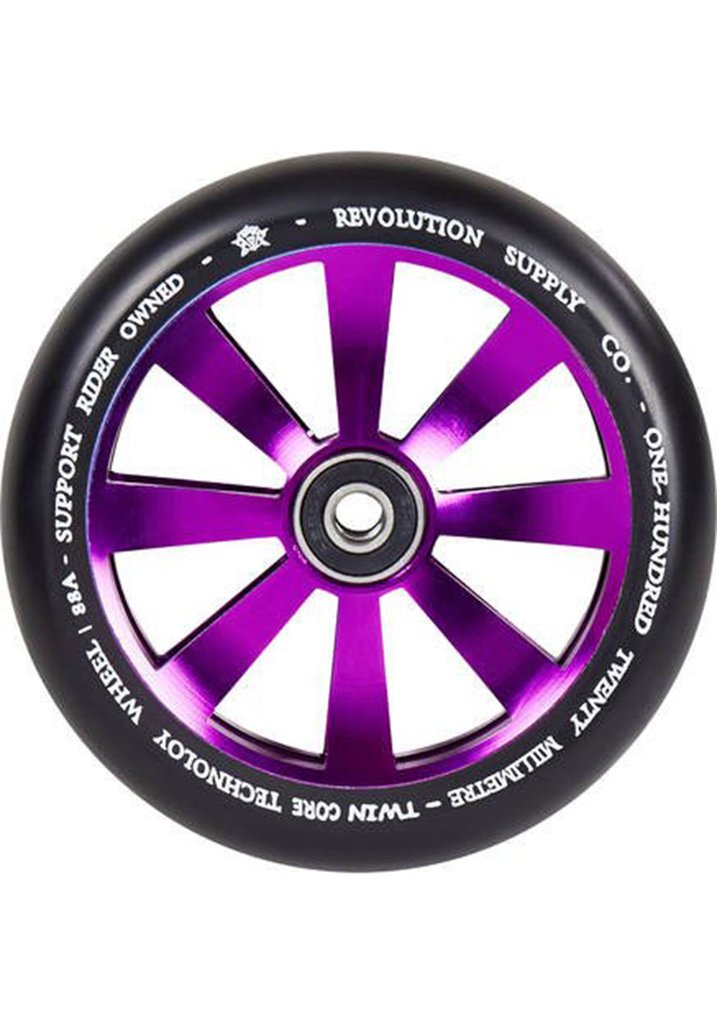 Revolution Twin Core 110mm, Scooter Wheel, Purple