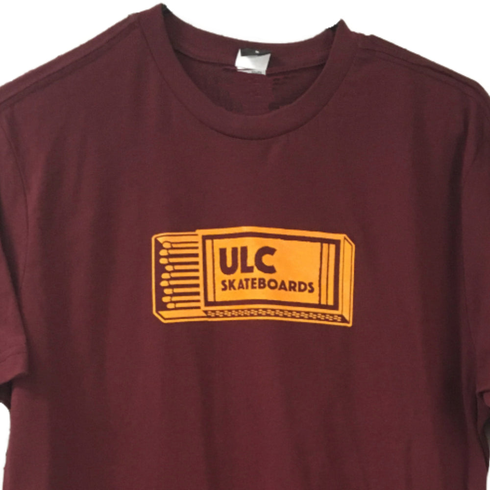 ULC Adult T-Shirts Red Wine - Shirts Close Up