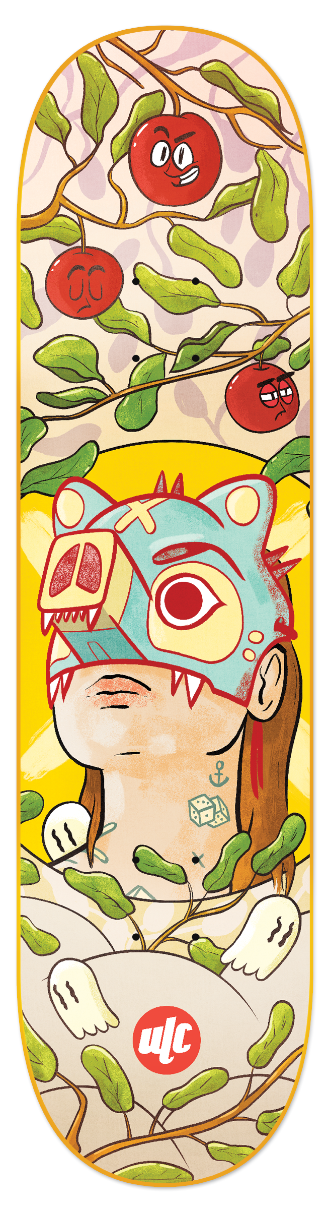 ULC Artist Series Bear 8.125 - Skateboard Deck Full