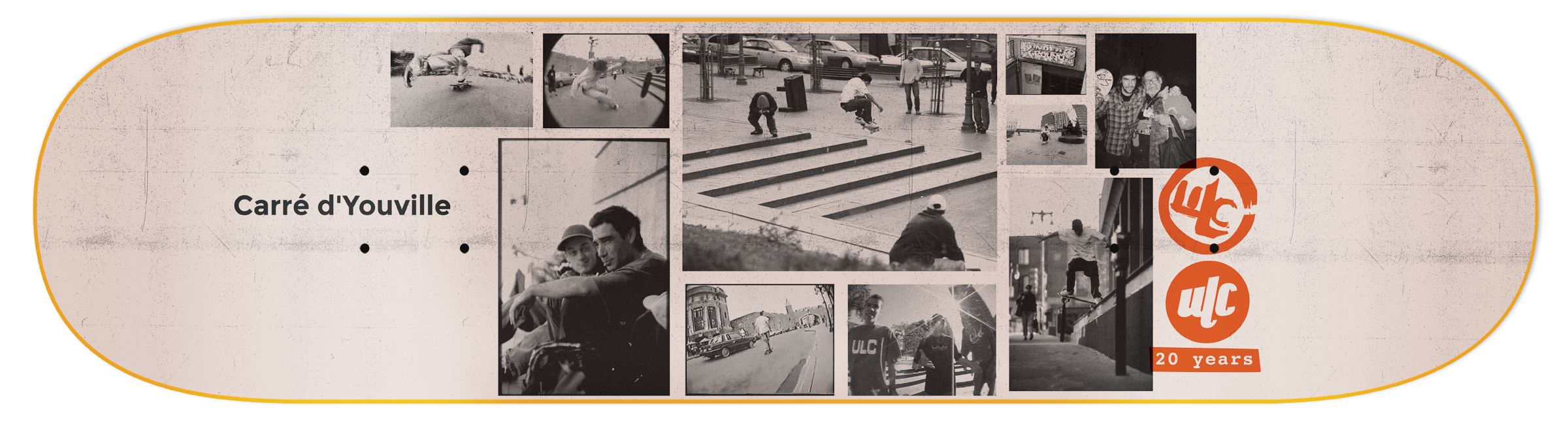 ULC Realms Carré D'Youville 8.25 - Skateboard Deck Full