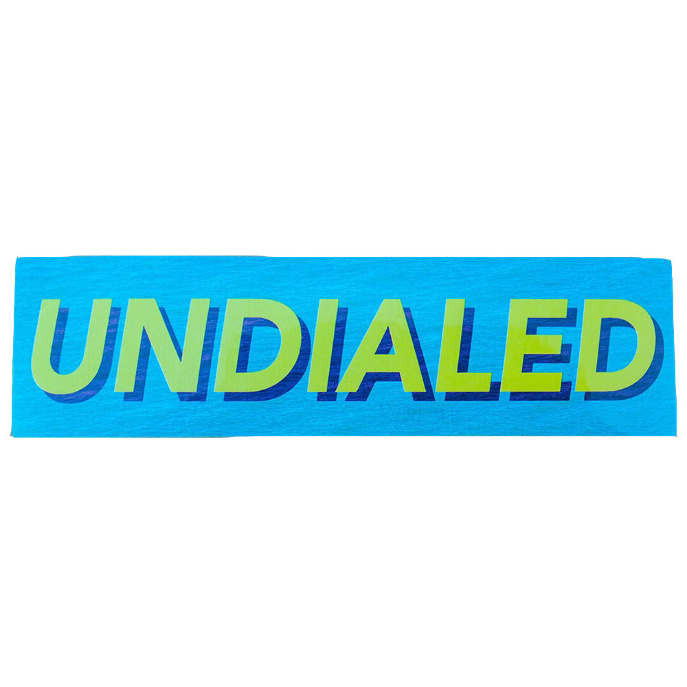 Undialed Blue Water - Sticker