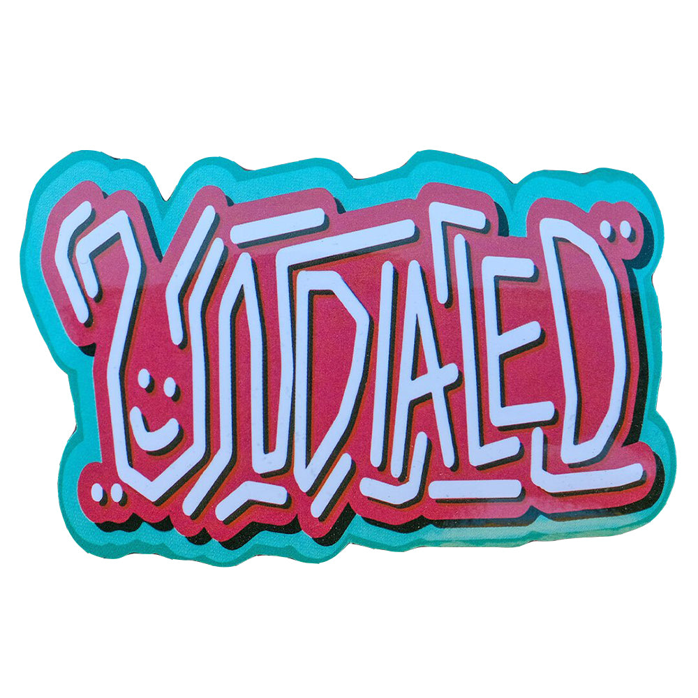 Undialed Script Undialed - Sticker