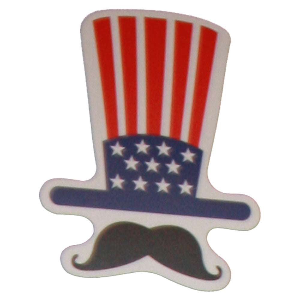 USA Mustache - Sticker