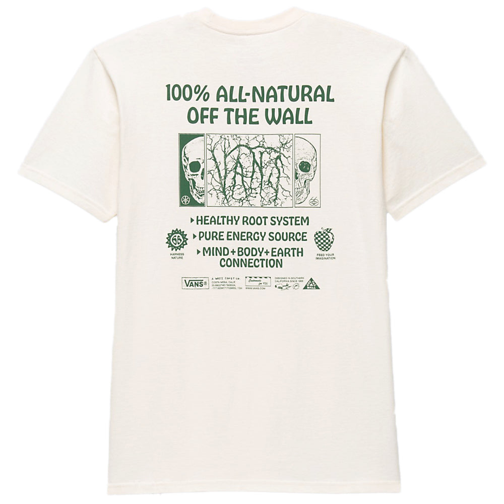 Vans All Natural Mind  T-Shirt Antique White Back