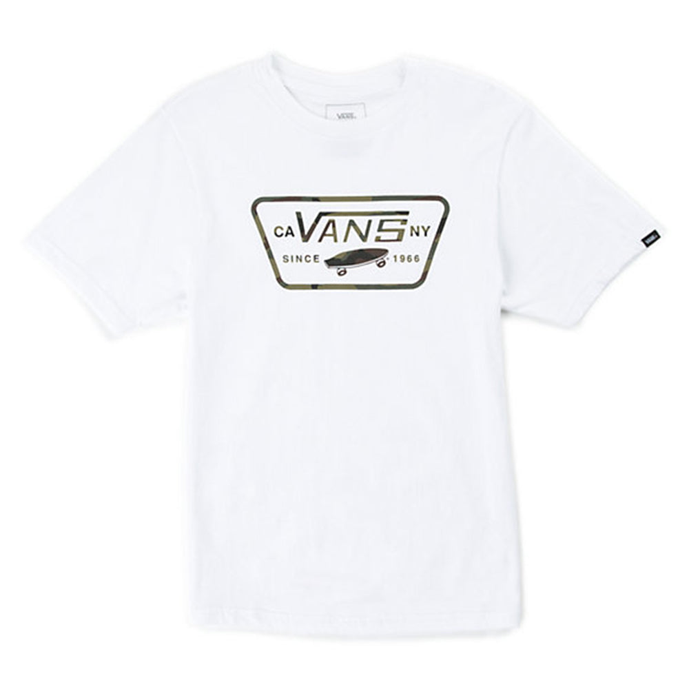 Vans Boys Full Patch Fill White Camo - Shirt