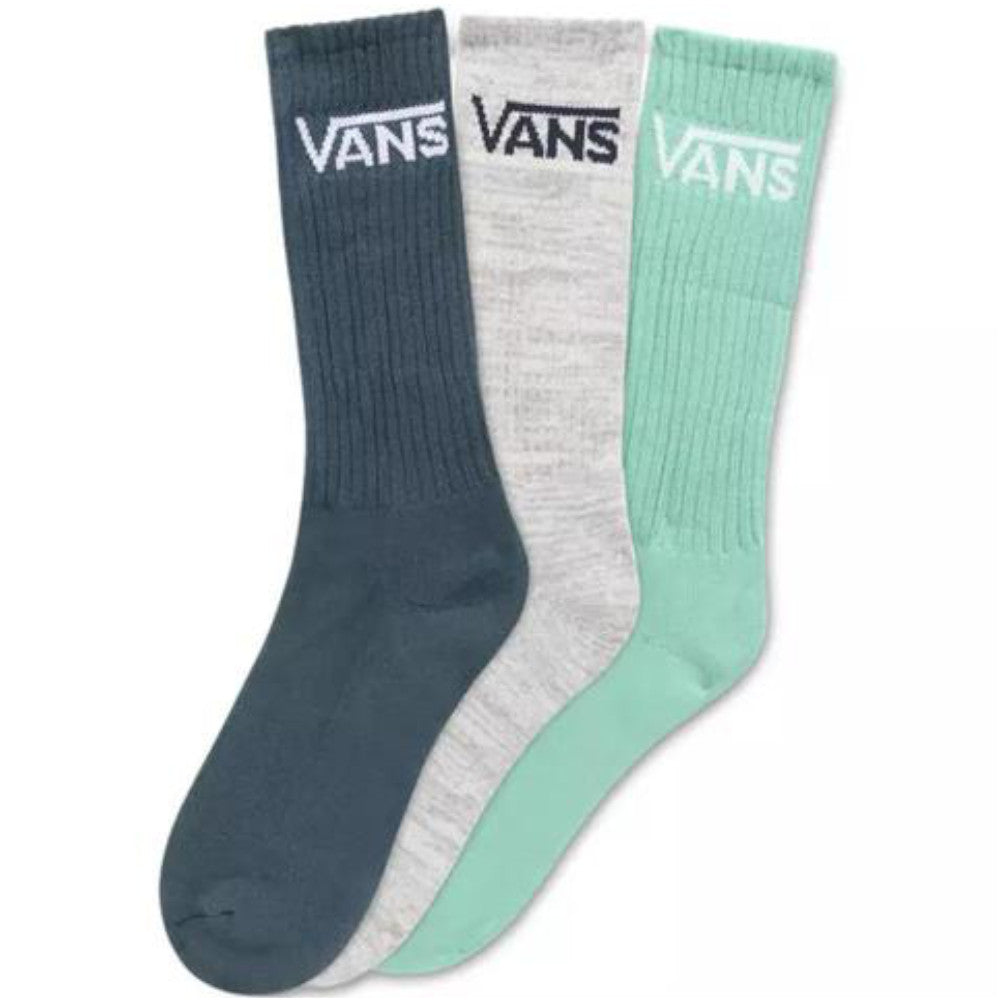 Copy of Vans Classic Crew Dusty Jade Green Assorted 3 Pair - Socks