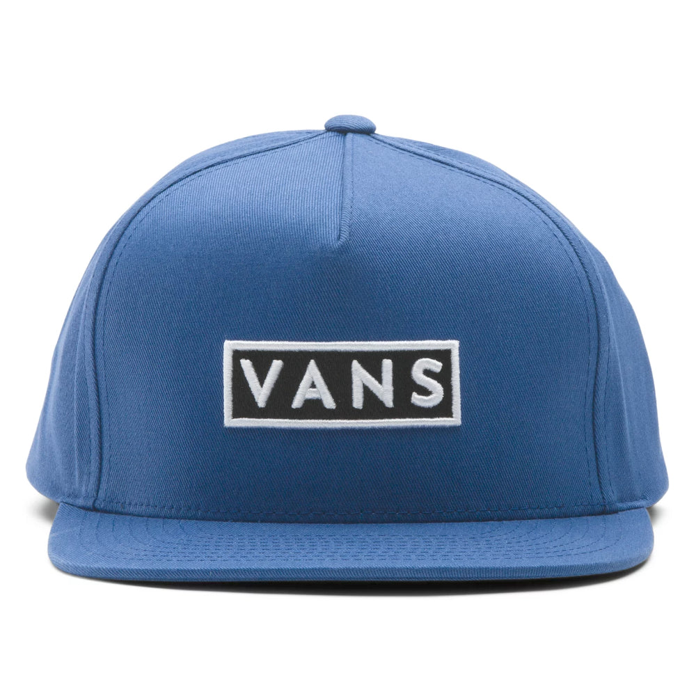 Vans Easy Box Snapback Hat True Navy Front Logo