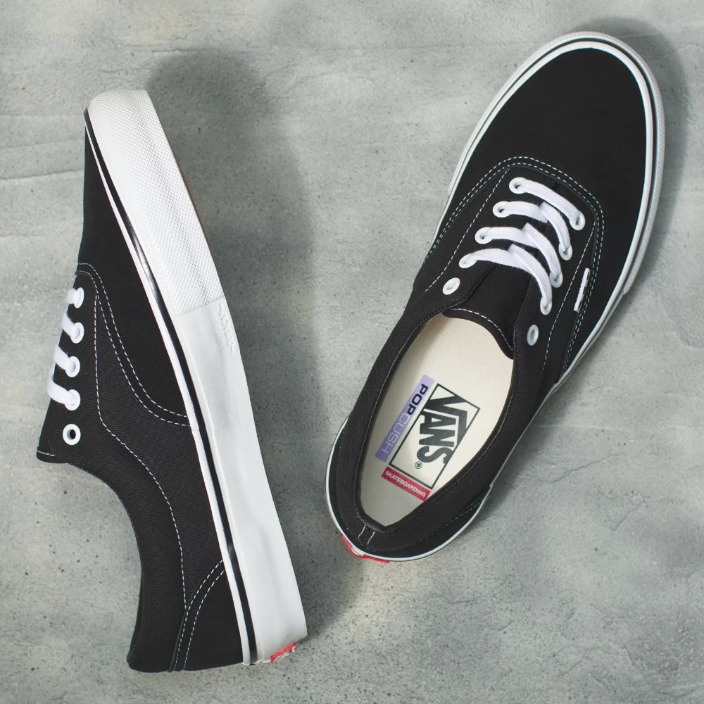 Vans era pro top black white gum