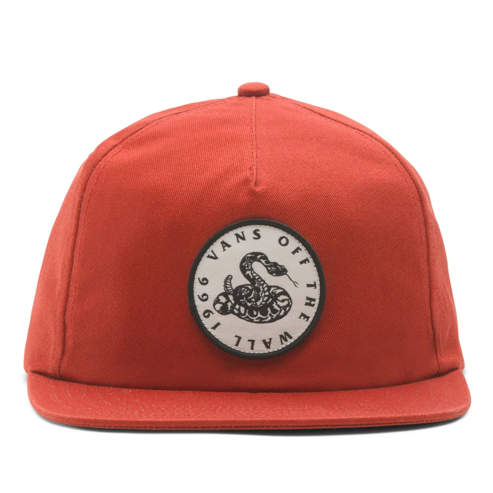 Vans Howell Shallow Unstructured Hat Chili Oil Front