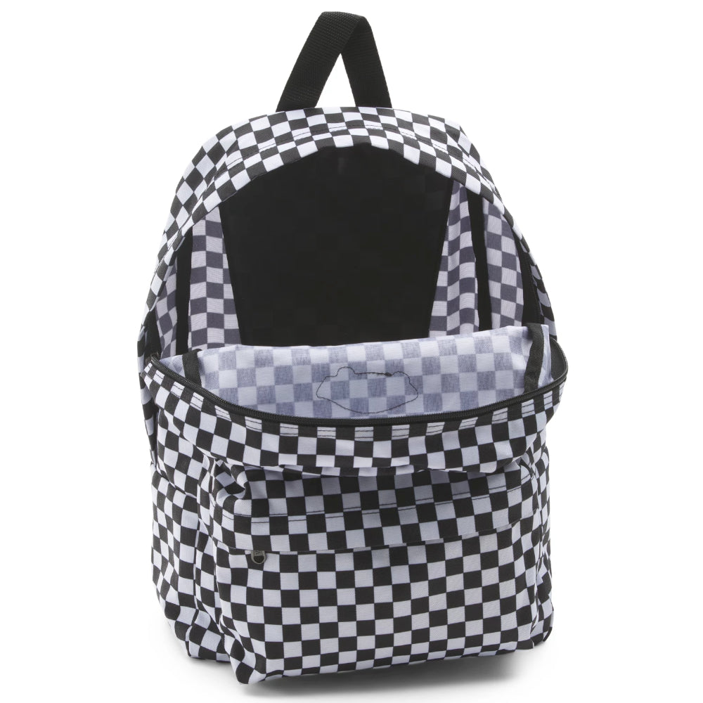 Vans Kids New Skool Classic Check Backpack - Bags Open Inside