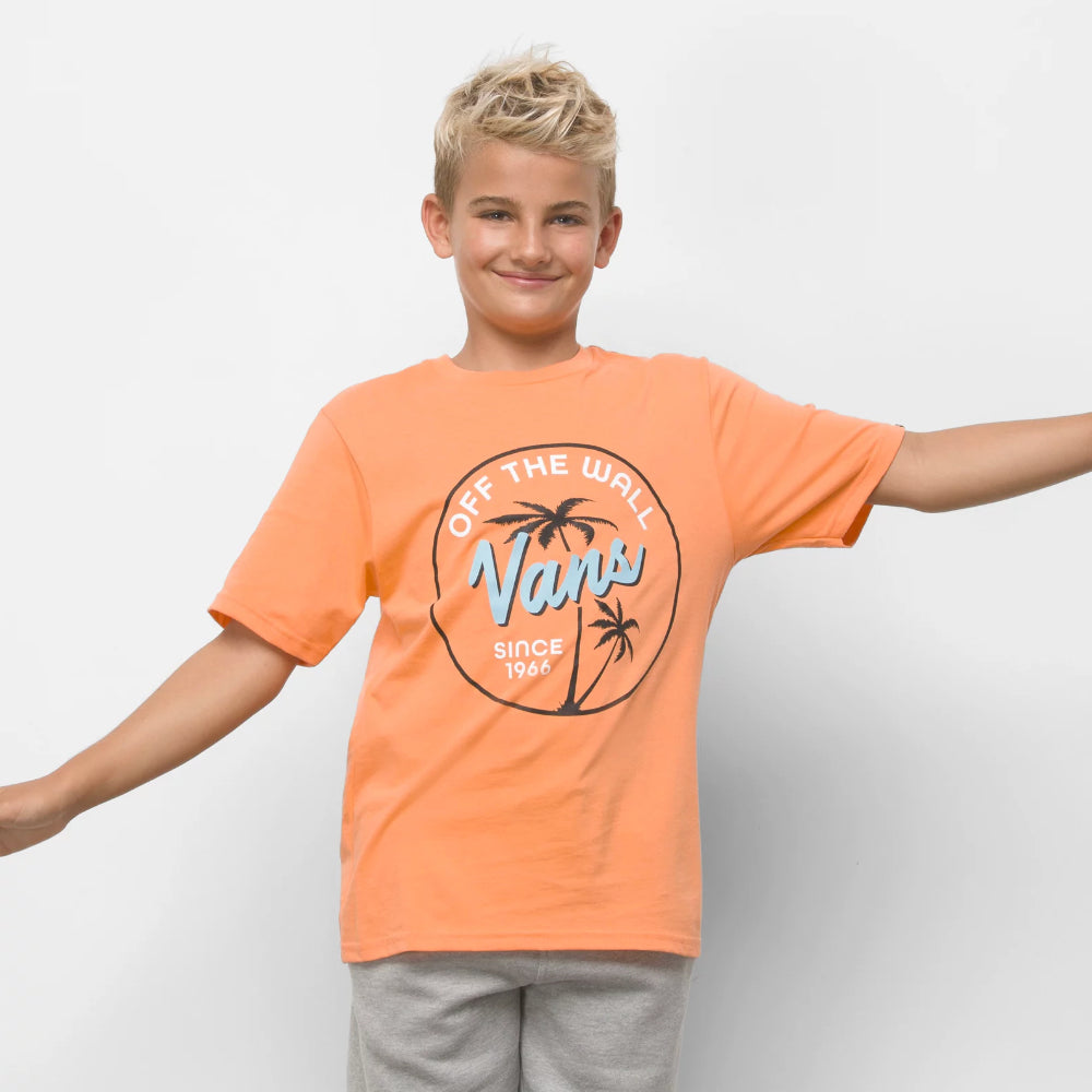 Vans Kids Palm Script Melon T-Shirt