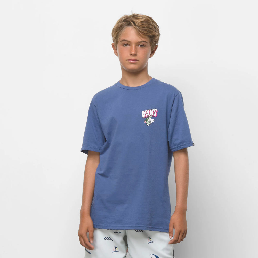 Vans Kids Tubin Tortuga True Navy T-Shirt Front