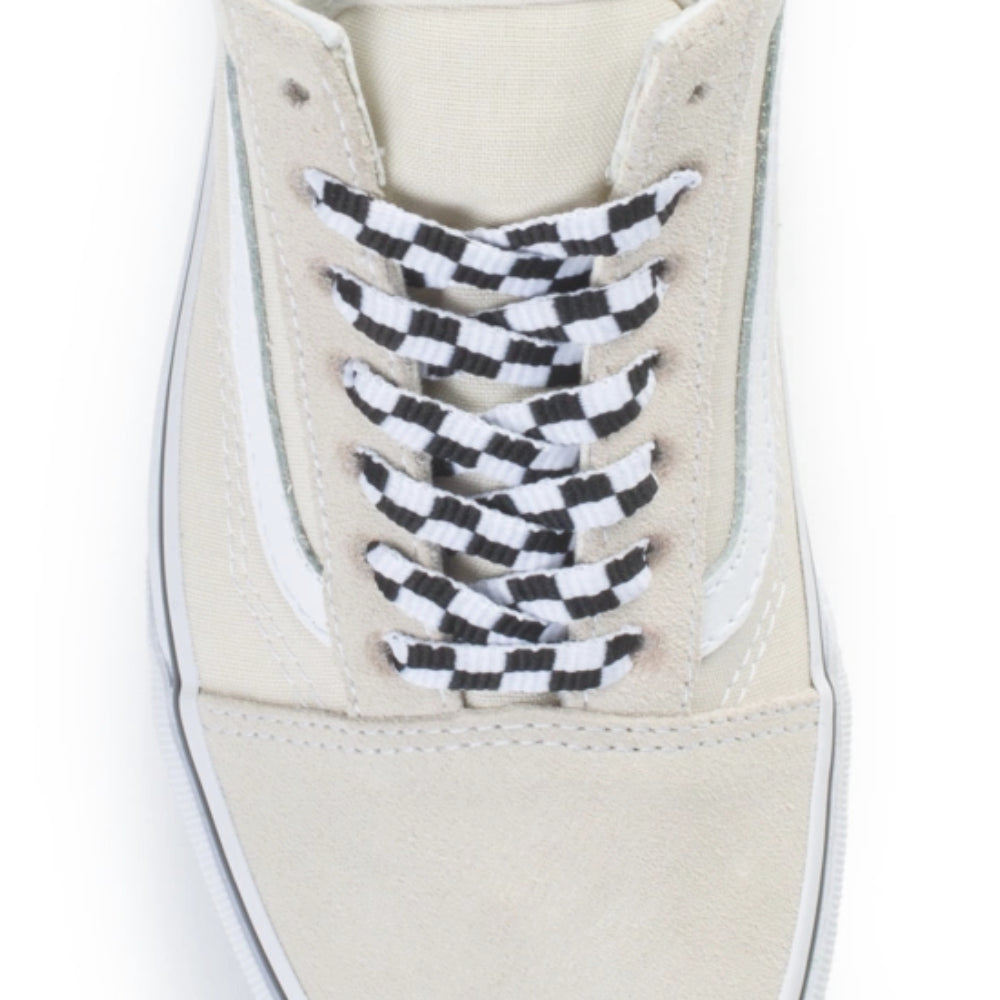 Vans Laces Black / White Checkerboard Laced