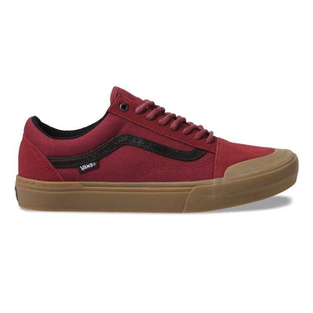 Vans Old Skool Pro BMX Red Gum Shoes - Main Image