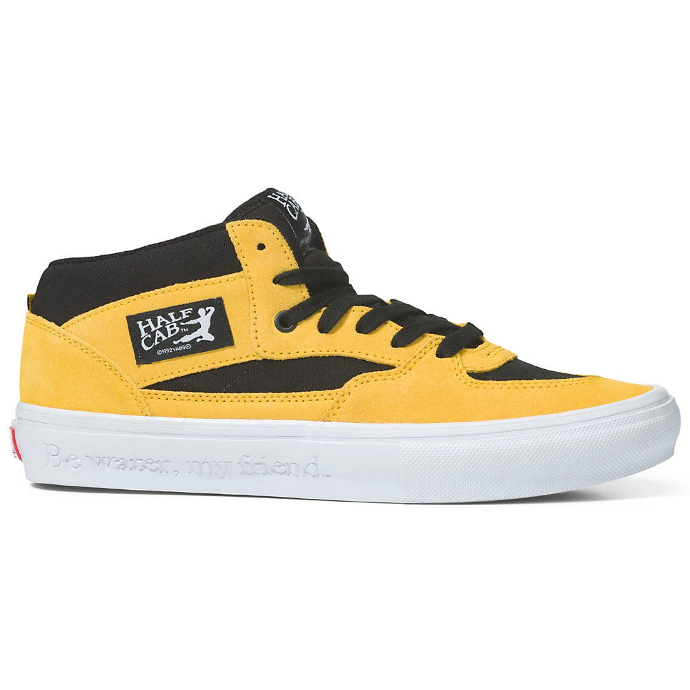 Vans Skate Half Bruce Lee Black Yellow Shoe Be Water My Friend