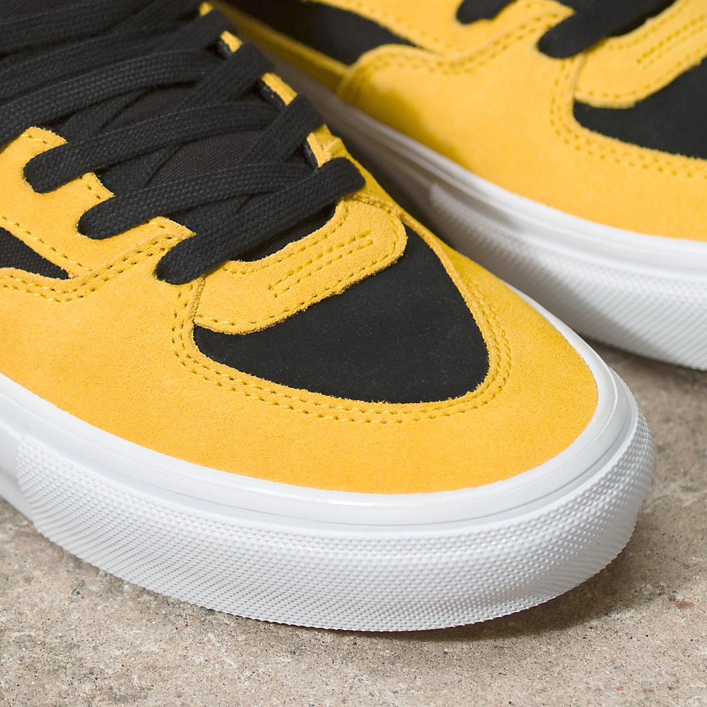 Vans Skate Half Bruce Lee Black Yellow Shoes Reinforced Toe Cap