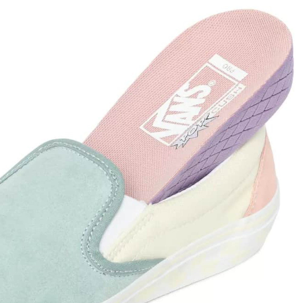 Vans Slip-On Pro Washout Blue Antique - Shoes Insole Pop Cush