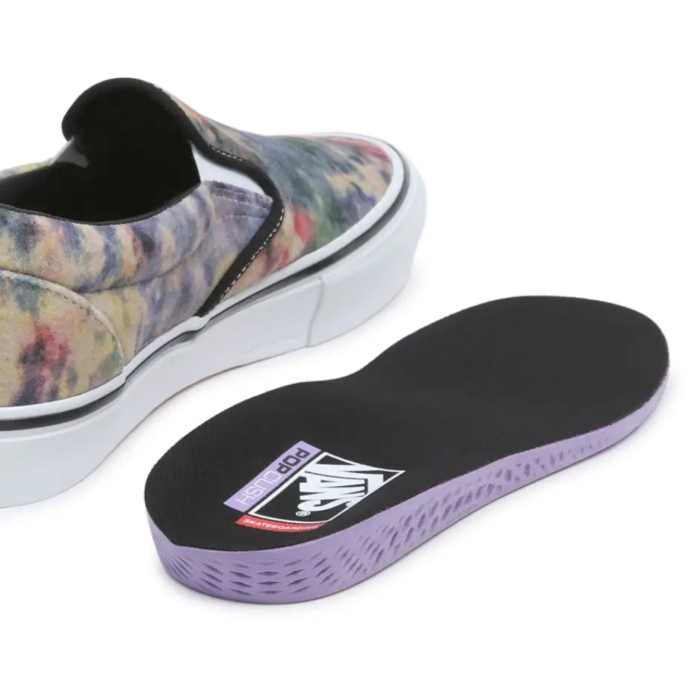 Vans Slip-On Skate Tie-Dye Terry Shoes Popcush Insole