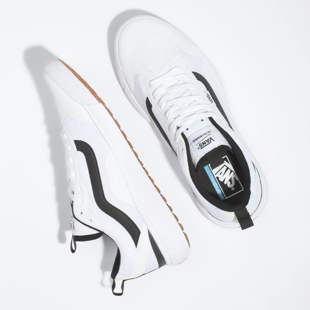 Vans Ultrarange EXO White - Shoes Side And Top View Ultracush