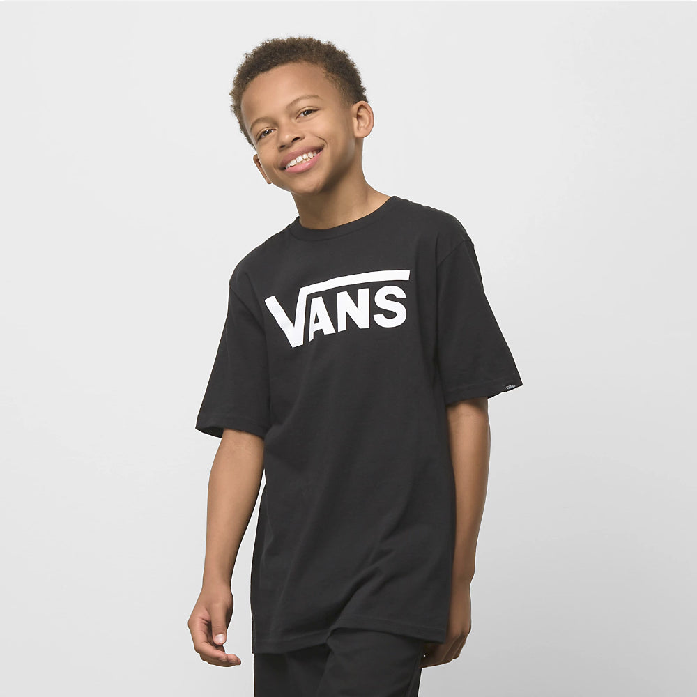 Vans Youth Classic Black White T-Shirt Model