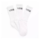 Vans Youth Classic Crew White Socks 3 Pack