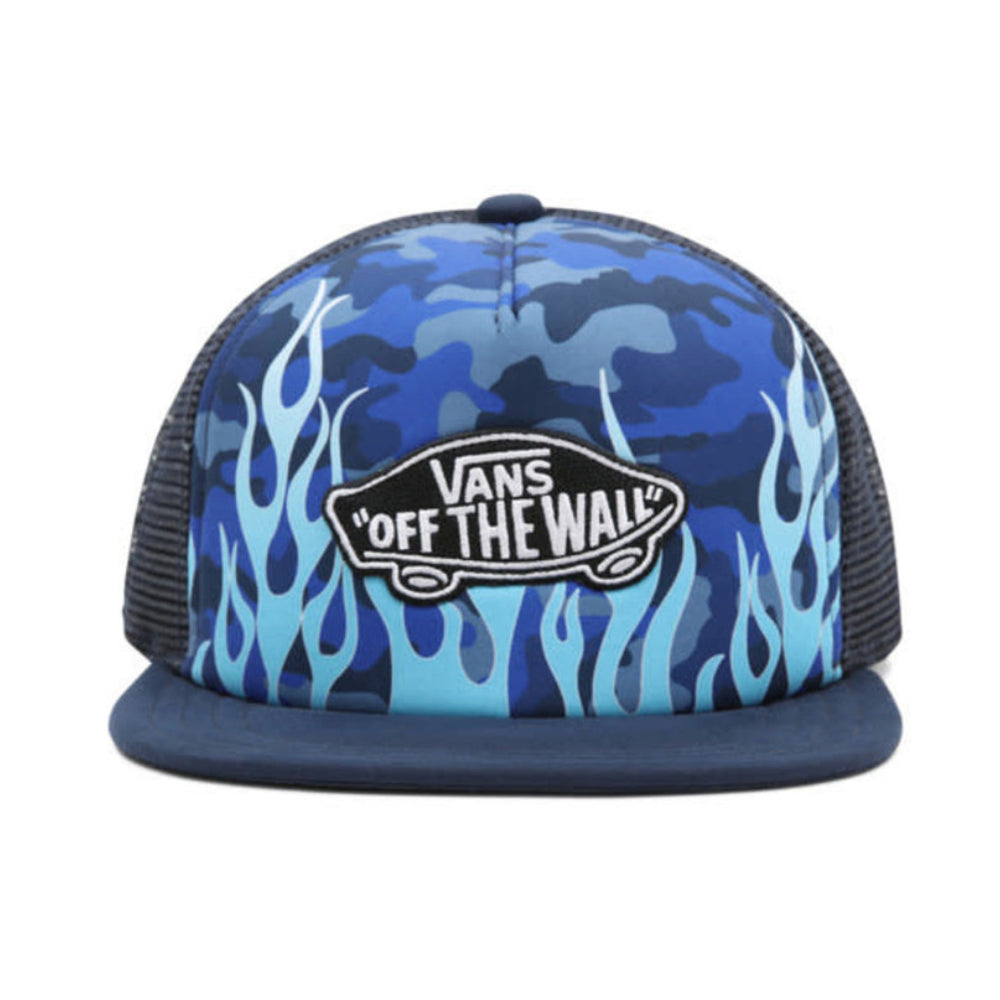 Vans Youth Classic Patch Trucker Plus Flame - Hat Front