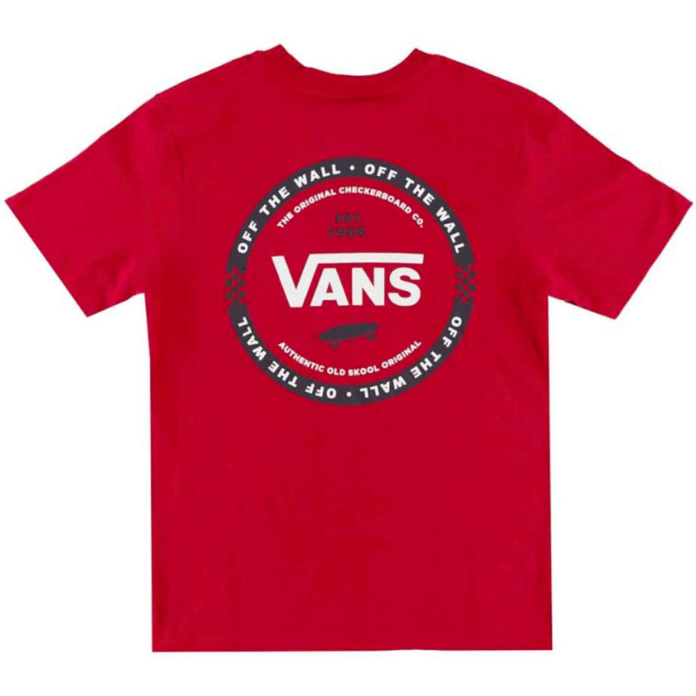 Vans Youth Logo Check Chili Pepper T-Shirt Back
