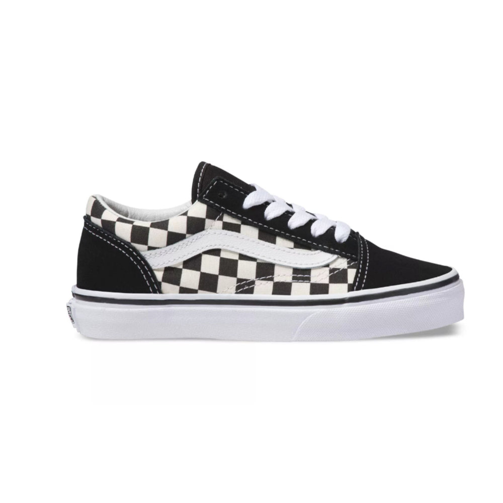 Vans Youth Old Skool Primary Check  - Shoes Side