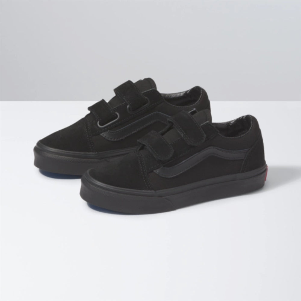 Boys black velcro clearance vans