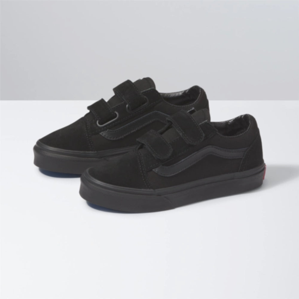 Vans Youth Old Skool Velcro Black/Black Shoes