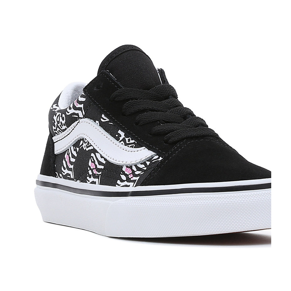 Vans Youth Old Skool Zebra Daze Black Shoes Versus Pro Shop