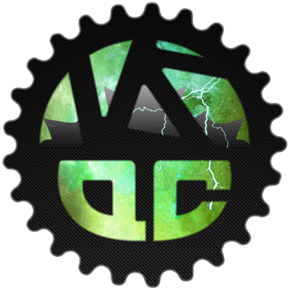 Versus X QC Green Storm Logo Sticker Zoom