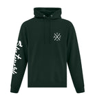TAZ X-Logo Hoodie Forest Green Front