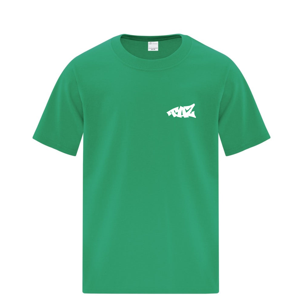 TAZ Youth T-Shirt Green Apple Front