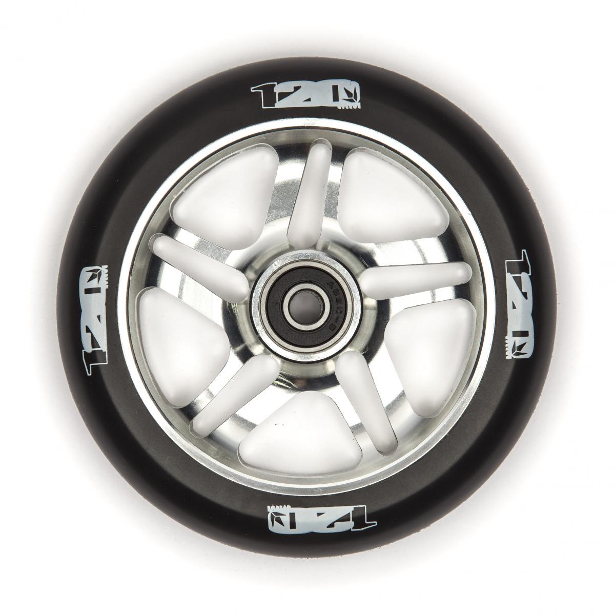 Envy 5 Spoke 120mm (PAIR) - Scooter Wheels Chrome