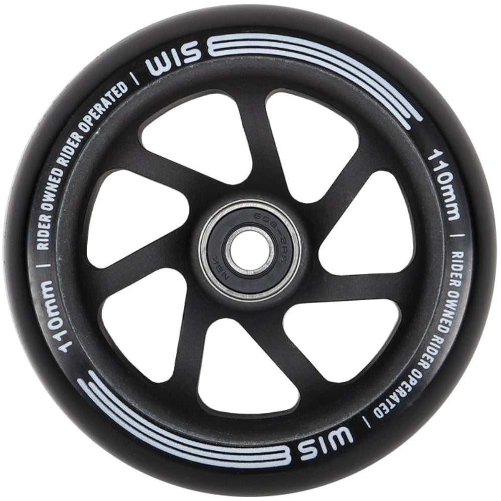 Wise Classic 110mm Freestyle Scooter Wheels Black