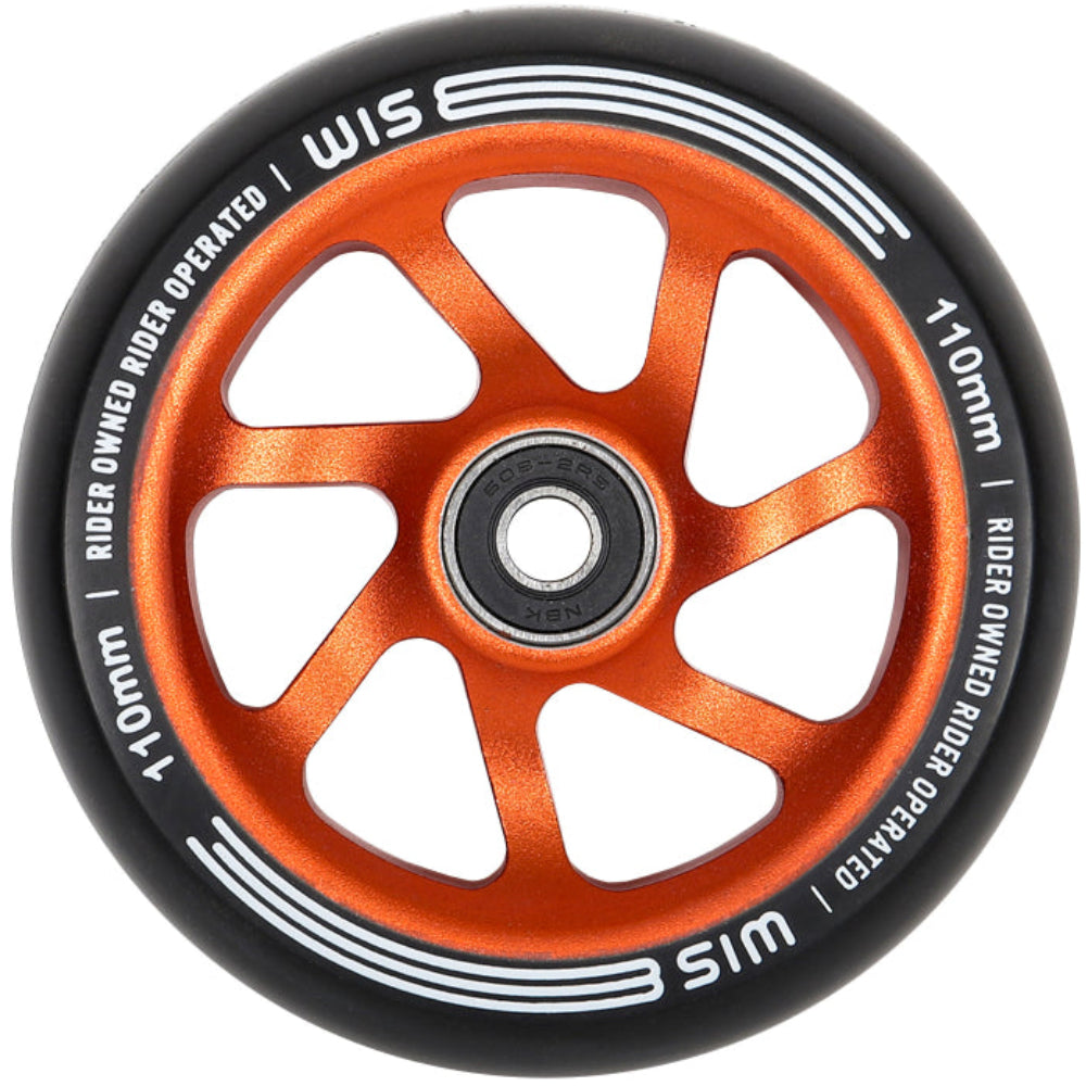 Wise Classic 110mm Freestyle Scooter Wheels Orange