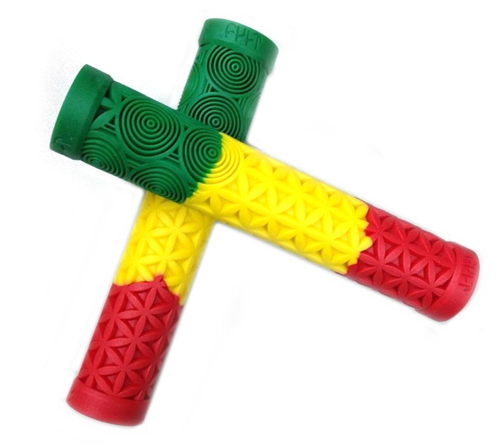 Cult "AK" Alex Kennedy Signature Grips, Rasta Grips