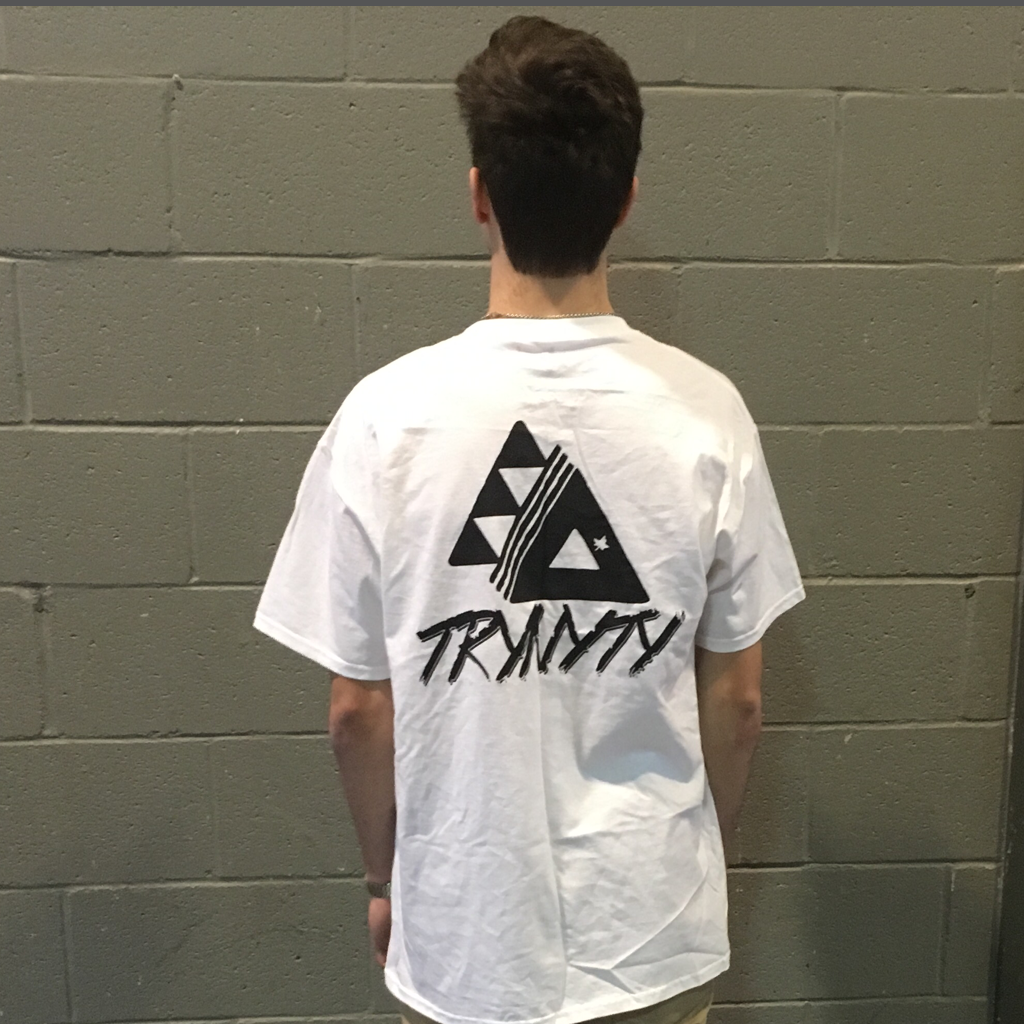 Trynyty OG logo, T-Shirt, Back White