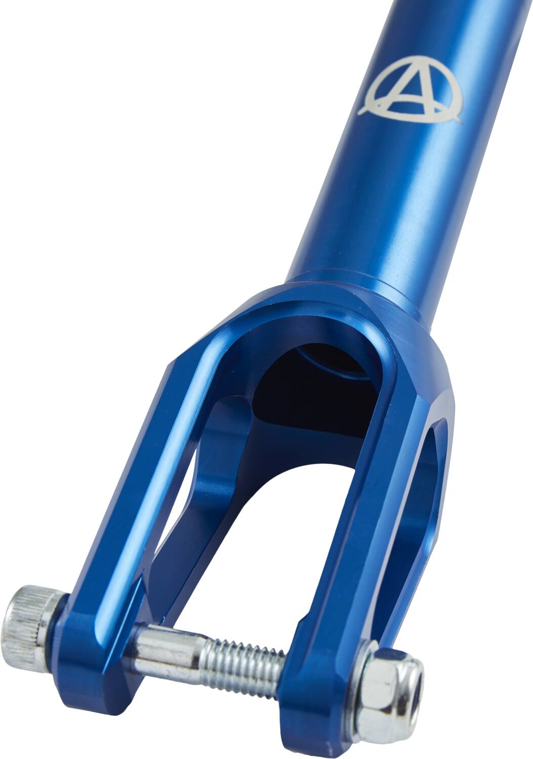 Apex Quantum Lite - Scooter Fork Blue Close-Up