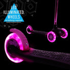 Sullivan Lean N Glide Tri Scooter - Kick Scooter Pink BLack Light Wheels