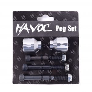 Havoc - Scooter Pegs Silver