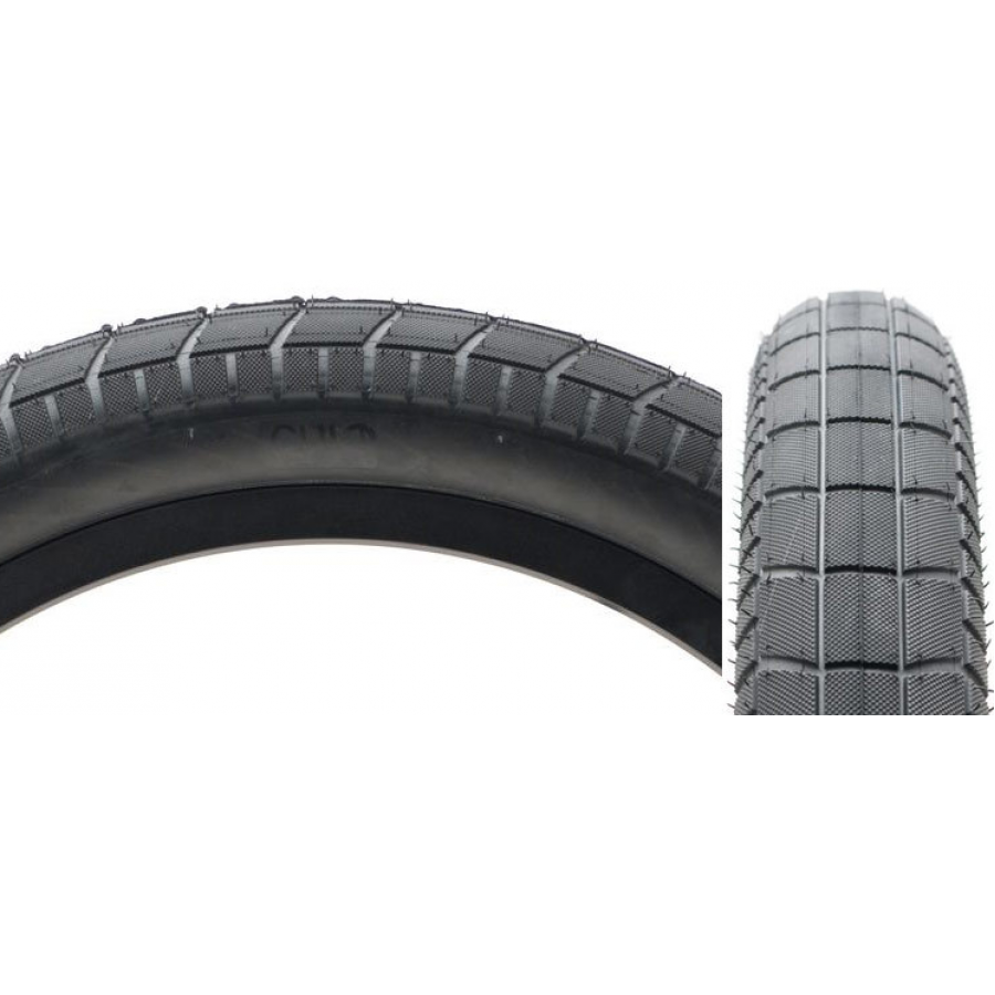 Cult Dehart Tread Black - BMX Tire Close-UP