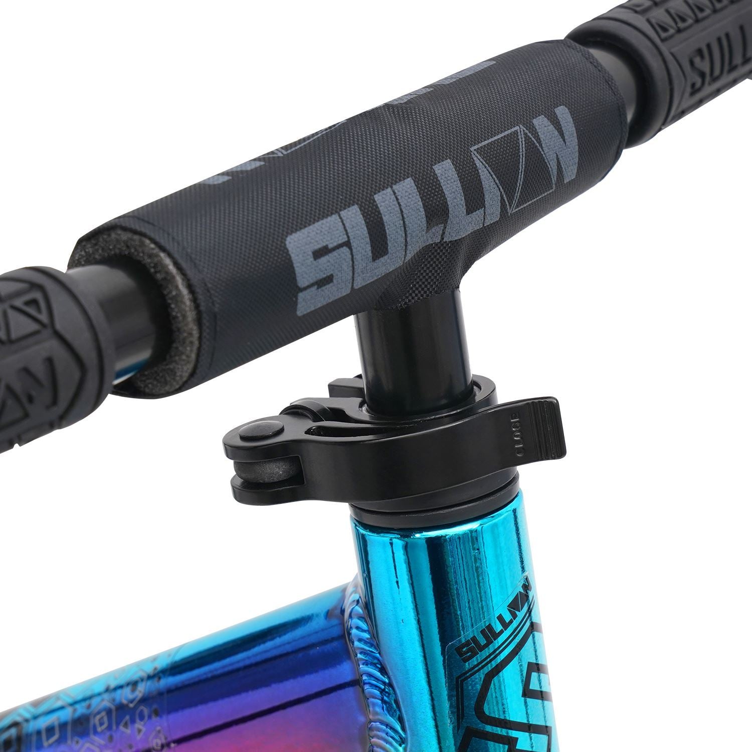 Sullivan Evade 12in - Balance Bike Neo Black Bar Protector